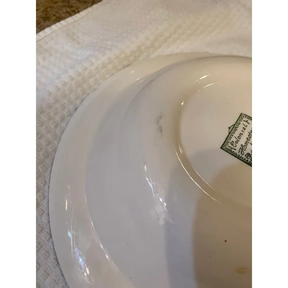 Colonial Homestead 10 inch serving bowl